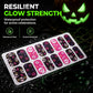Glow Halloween-nagelklistermärken