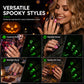 Glow Halloween-nagelklistermärken