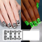 Glow Halloween-nagelklistermärken