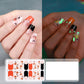 Glow Halloween-nagelklistermärken