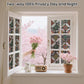 Retro Stained Glass Privacy Window Film