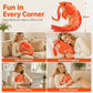 Creative BBQ Grilled Shrimp Plush Toy