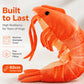 Creative BBQ Grilled Shrimp Plush Toy