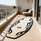 Surfboard-Shaped Soft Accent Rug