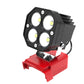 40W Portabel 6000LM LED-arbetslampa