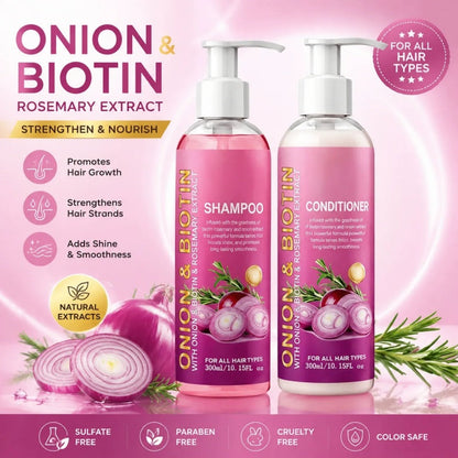 Nourishing Shampoo & Conditioner for All Hair Types