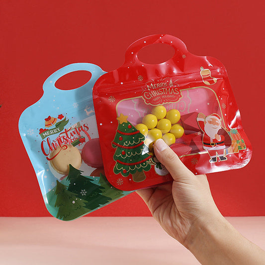 🎄 JULDEAL – Fyll, förslut och dela ut godis och små presenter snabbt utan extra inslagning – Julpåsar med ziplock & handtag
