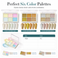 6 Colors Nail Pigment Powder for Nail Art