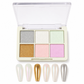 6 Colors Nail Pigment Powder for Nail Art