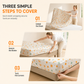Print Elastic Bed & Sofa Dust Cover