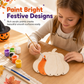 🎁Halloween-DIY-kit i trä med pumpor