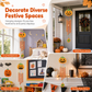 🎁Halloween-DIY-kit i trä med pumpor