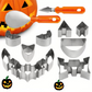 Halloweenkit i rostfritt stål för enkel pumpaskärning
