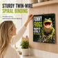 🐸Vandkalender ”Funny Frogs 2027” – Söt och rolig grodkalender, originell present med amfibietema, inredning med natur- och djurmotiv