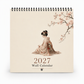 2027 väggkalender med tjockt papper
