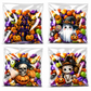 Självhäftande halloweenpåsar för förpackning av kakor och godsaker