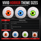 22-Inch 4D Eyeball Balloons for Halloween Decorations