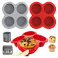 🧁✨BEGRÄNSAT ERBJUDANDE✨ – Från ugn till frys med en non-stick-form som sparar både tid och plats i köket – Mångsidig bakform i livsmedelssäker silikon