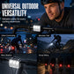 Stötsäker cykeltelefonfäste med Type-C USB-laddningsbar 6-LED-cykelljusset