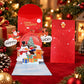 3D jul pop-up-kort