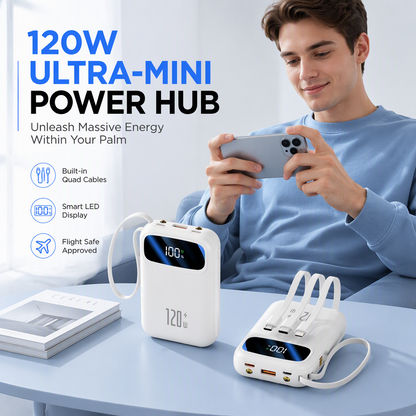 120W snabbladdnings powerbank