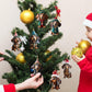 🎄 7 stycken 🐶 Julgransprydnad för hund✨Hängande hundprydnader