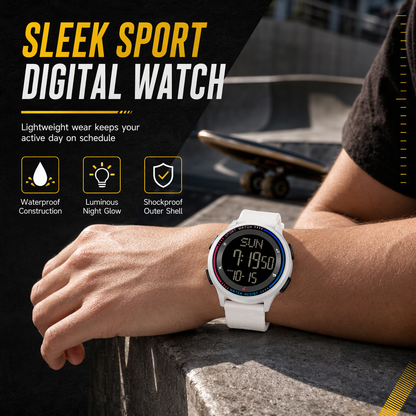 Ultratunn digital armbandsklocka