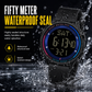 Ultratunn digital armbandsklocka