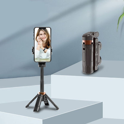 Fickstor Fällbar Bluetooth Selfiepinne med Inbyggd Stativ