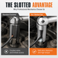 🔧 50 % RABATT NU! 🚗 9-delars hylsnyckelsats med spår – för flänsmuttrar, lambdasond & dieselinsprutarledningar 🔩