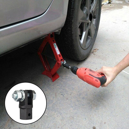 Car Scissor Jack Hexagonal Socket Connector & Adapter Kit
