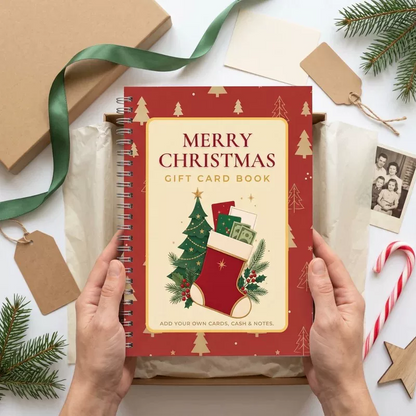 Julbok för presentkort och pengar