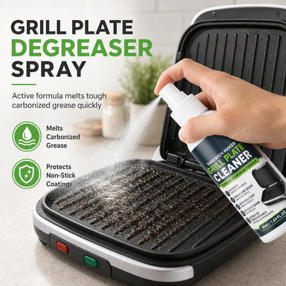Snabbverkande avfettningsspray för stek- och grillplattor