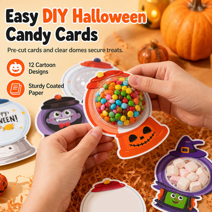 Halloween Candy Holder Card Kit