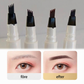 Microblading Viervork Flytande Ögonbrynspenna