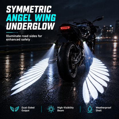 🏍️LED-projektionslampor med änglavingar för motorcykel