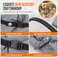 Blind Dog Halo Harness Anti-Collision Ring for Blind Pets Polyester Head Protection Device for Dogs and Cats