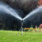Roterande bevattningsstativ i rostfritt stål Teleskopiskt stöd Sprinkler