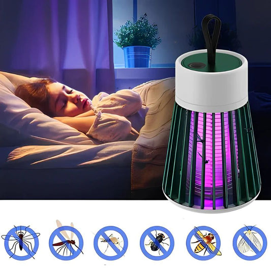 2023 Ny elektrisk chock mygg mygglampa inomhus utomhus USB -laddning myggavvisande myggsläckningslampa （Köp 2 gratis frakt）