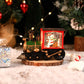 Julklapp tåg kristallkulor dekoration