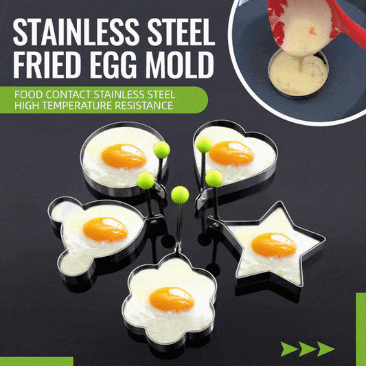 🍳 Stek Äggformar i rostfritt stål