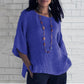 Top Linen Cotton roterande skjorta, sju punkthylsa Köp 3 extra 10 % rabatter