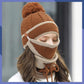 (Specialerbjudanden till jul!) Vinteruppsättning (mask, hatt, halsduk)
