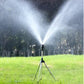 Roterande bevattningsstativ i rostfritt stål Teleskopiskt stöd Sprinkler