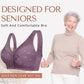 🔥Betala 1 Få 3(3pack)🔥Design för Senior Frontstängning Bomulls-BH-FRI FRAKT