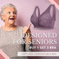 🔥Betala 1 Få 3(3pack)🔥Design för Senior Frontstängning Bomulls-BH-FRI FRAKT