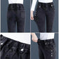 [Trevlig Present] Elastisk Varm Plysch Tajta Jeans för Kvinnor